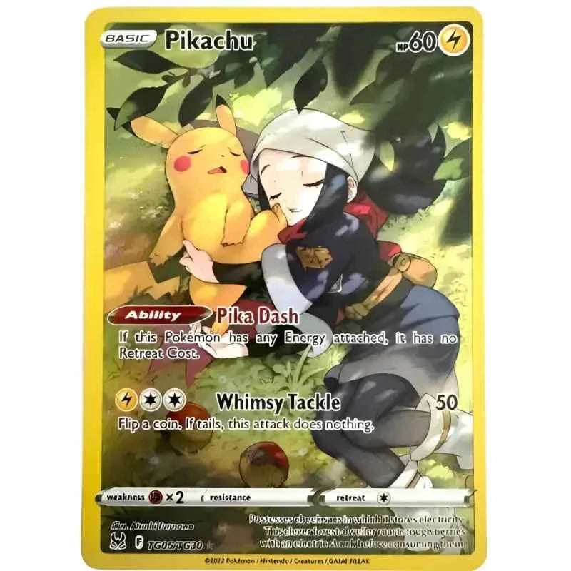 Pokemon Karte Pikachu TG05/TG30 Full Art Lost Origin Deutsch kaufen - 1