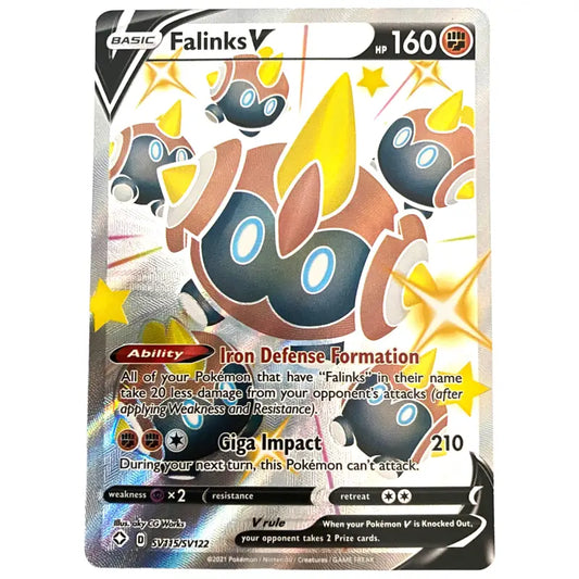 Pokémon Karte Shiny Falinks V SV115/SV122 Shining Fates - 1