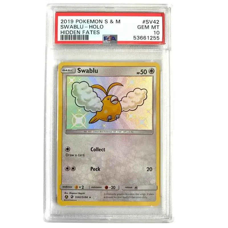 Pokemon Karte Swablu Shiny PSA 10 SV42 - 1