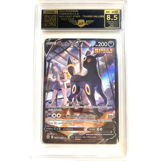 Pokemon Karte Umbreon V 🔥| 8.5 NM-Mint AP Grading - 1