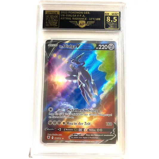 Pokemon Karte Ur-Dialga V 🔥| 8.5 NM-Mint AP Grading - 1