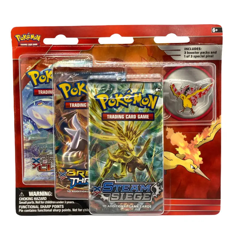 Pokemon Karten 3er Pack Pin Blister Lavados 3 Booster X & Y - 1