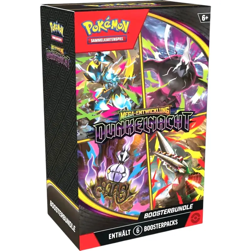 Pokémon Dunkelnacht Boosterbundle – 6 Booster | TradingToys - 1