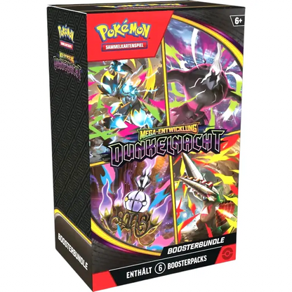 Pokémon Dunkelnacht Boosterbundle – 6 Booster | TradingToys - 1