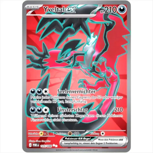 Yveltal ex POR DE 105/088 Optimale Ordnung Mega Entwicklung kaufen - 1