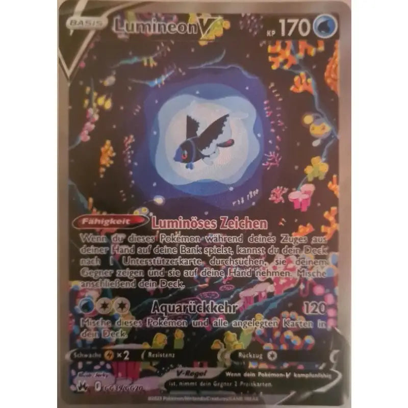 POKEMON Karten - Lumineon V GG39/GG70 Zenit der Könige - 1