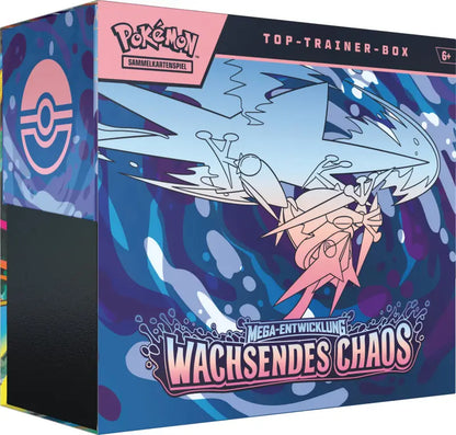 Pokémon TCG Top-Trainer-Box Wachsendes Chaos – 9 Packs + Vollbild-Promo - 1
