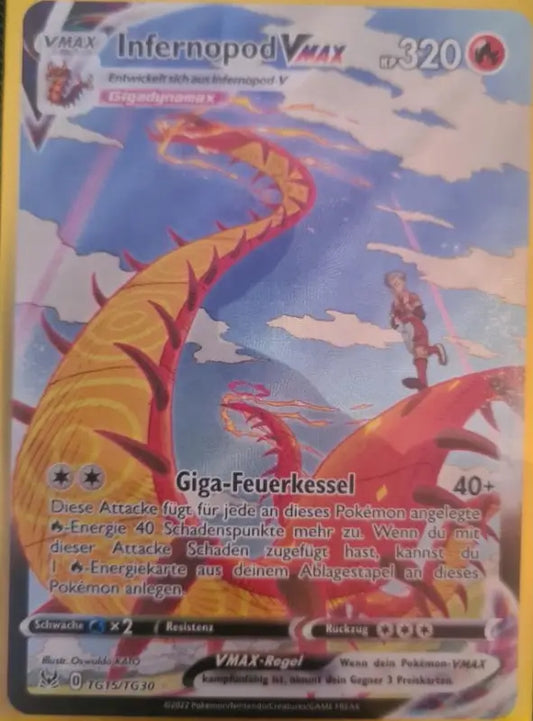 POKEMON Karten Verlorener Ursprung Infernopod Vmax TG15/TG30 - 1