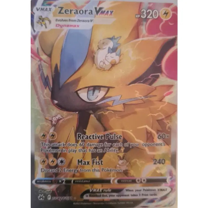 POKEMON Karten - Zeraora Vmax GG42/TG70 - Zenit Regale - 1