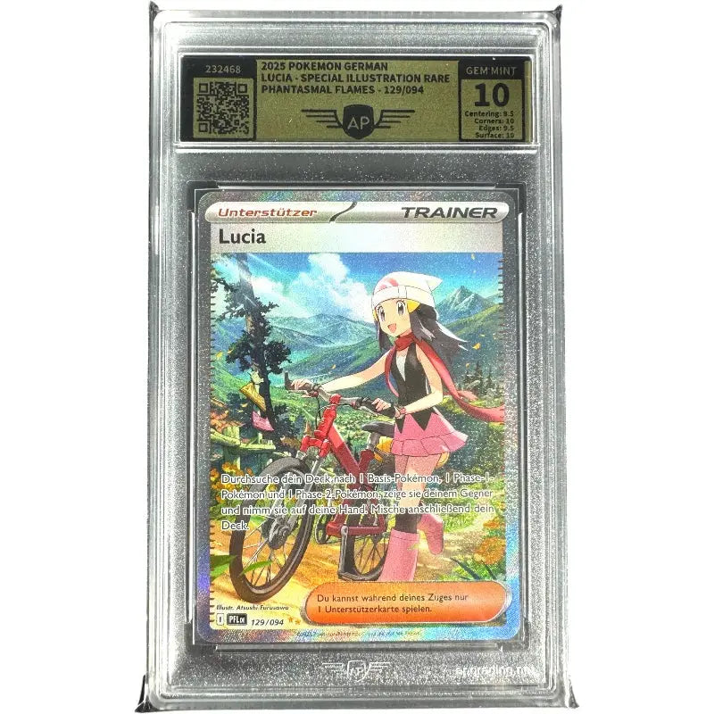 Pokémon Lucia 129/094 SIR AP 10 Gem Mint kaufen – Fatale Flammen - 1