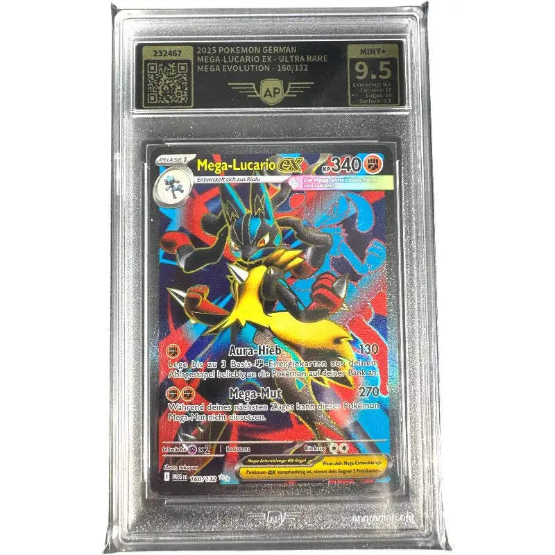 Pokémon Mega Lucario ex 160/132 AP Graded 9.5 Mint+ kaufen | Ultra Rare - 1