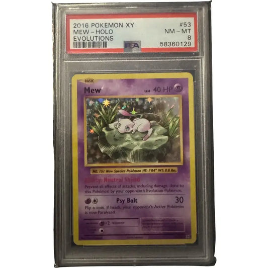 Pokémon Mew PSA 8 XY Evolutions Graded Card kaufen | TradingToys - 1