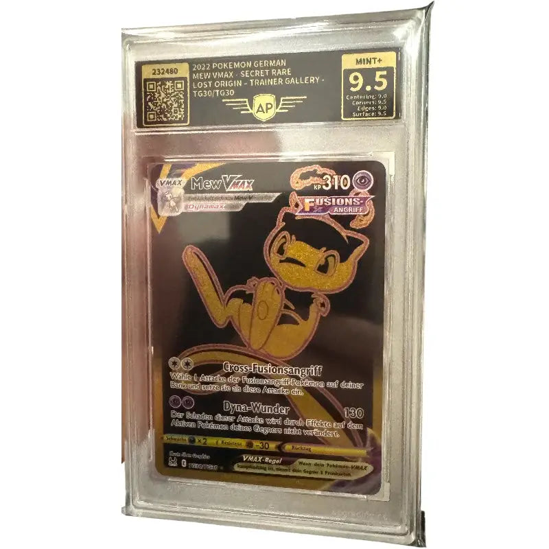 Pokémon Mew VMax TG30/TG30 AP 9.5 Gem Mint Gegradet – Lost Origin Full Art - TradingToys.de 1