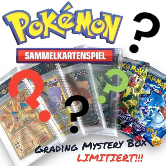Pokemon Mystery Box 3x Grading Karten garantiert | TradingToys.de - 1