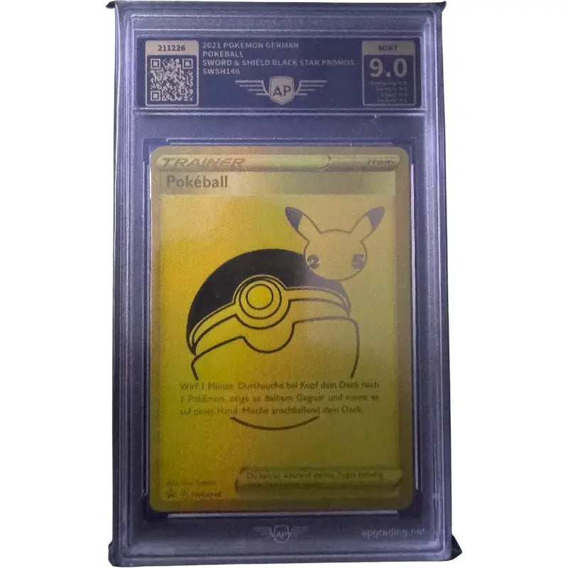 Pokémon Pikachu Pokéball Gold AP 9.0 SWSH 146 Promo kaufen - 1