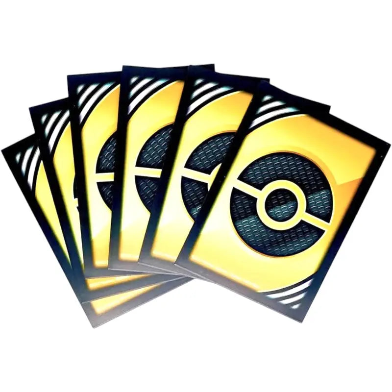 Pokémon Pokéball Sleeves Gold kaufen – Ultra Ball Design | Tradingtoys.de - TradingToys.de 1