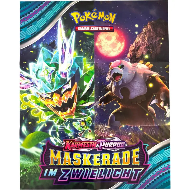 Pokémon Poster Deutsch Maskerade im Zwielicht kaufen | TradingToys.de - 1