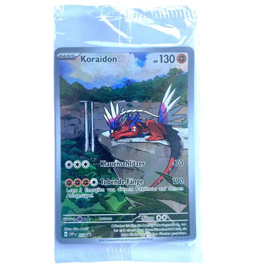 Pokémon Promo Karte Koraidon SVPDE014 Deutsch sealed - 1