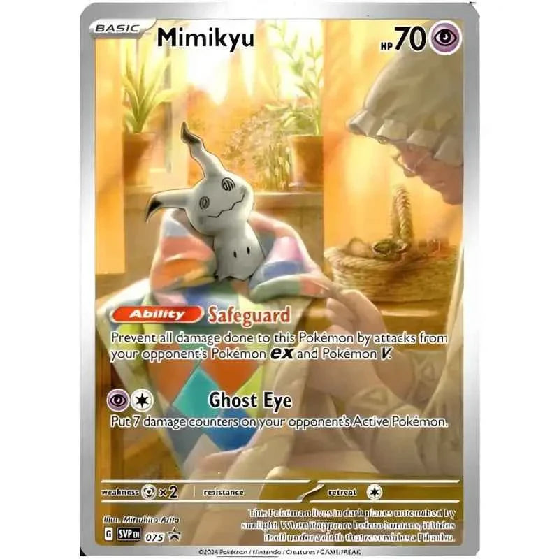 Pokémon Promo Karte Mimikyu SVPEN075 Englisch sealed - 1