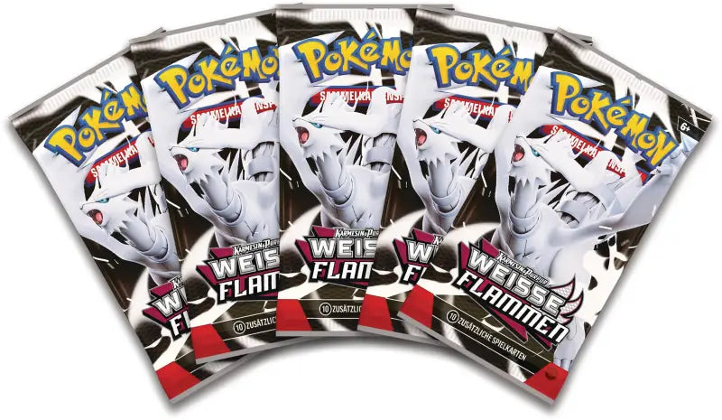 Pokemon Reshiram Ordner-Kollektion kaufen – Weiße Flammen 5 Booster - 3