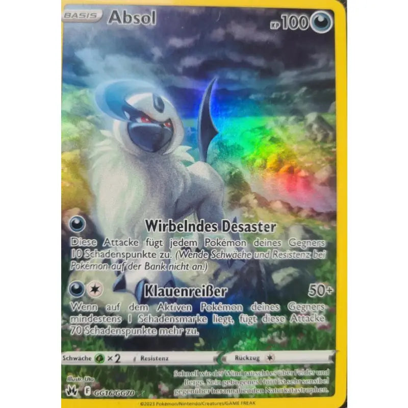 Pokemon Sammelkarte Absol Zenit der Könige - 1