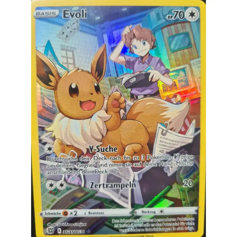 POKEMON Sammelkarten - Evoli - Strahlende Sterne - 1