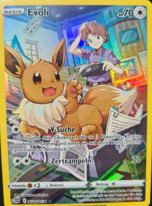 POKEMON Sammelkarten - Evoli - Strahlende Sterne - 1