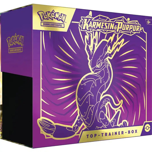 Pokémon-Sammelkartenspiel: Top-Trainer-Box Karmesin & - 1