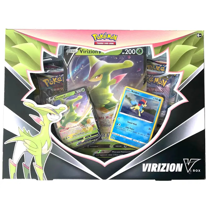 Pokemon Sammelkartenspiel Virizion V Box mit XXL - 1