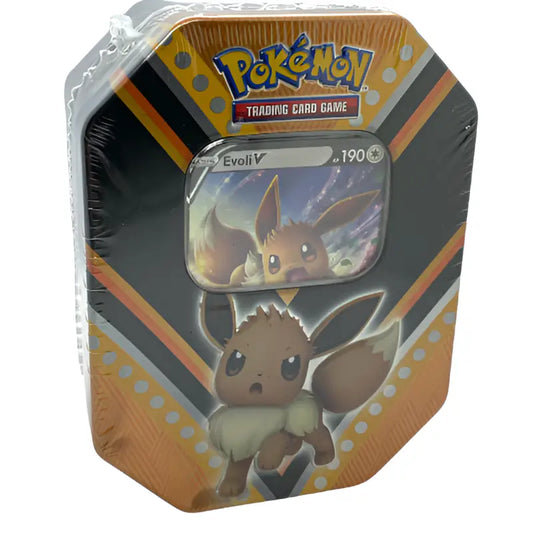 Pokémon Schwert und Schild Evoli V Tin Neu + OVP Deutsch - 1