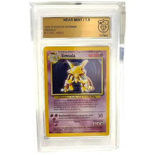 Pokemon Simsala Deutsch GSG 7.5 Rarität 1999 - 1