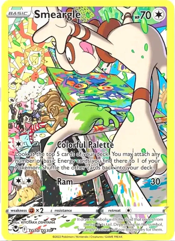 Pokemon Smeargle Full Art🔥| TG10/TG30 Englisch Silver - 1
