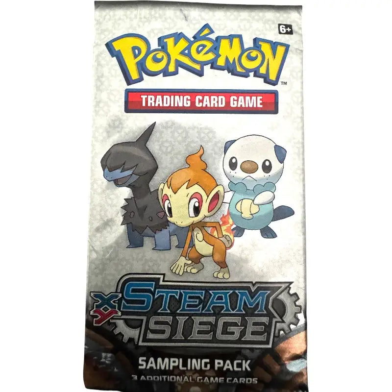Pokémon Steam Siege Sample Pack – 3 TCG Karten Sun & Moon | TradingToys - 1
