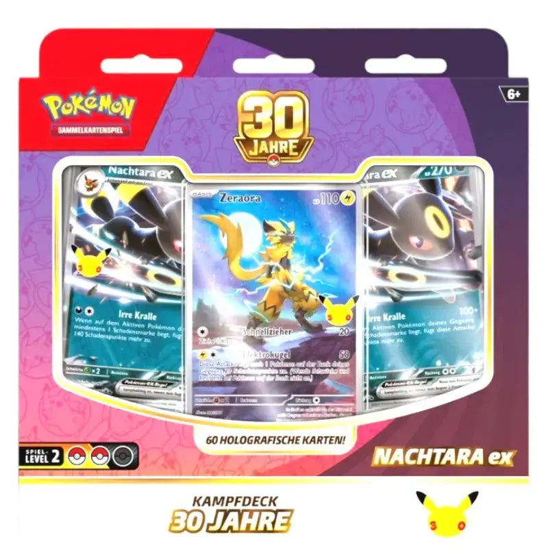 Pokémon TCG 30 Anniversary Battle Deck Nachtara ex - 1