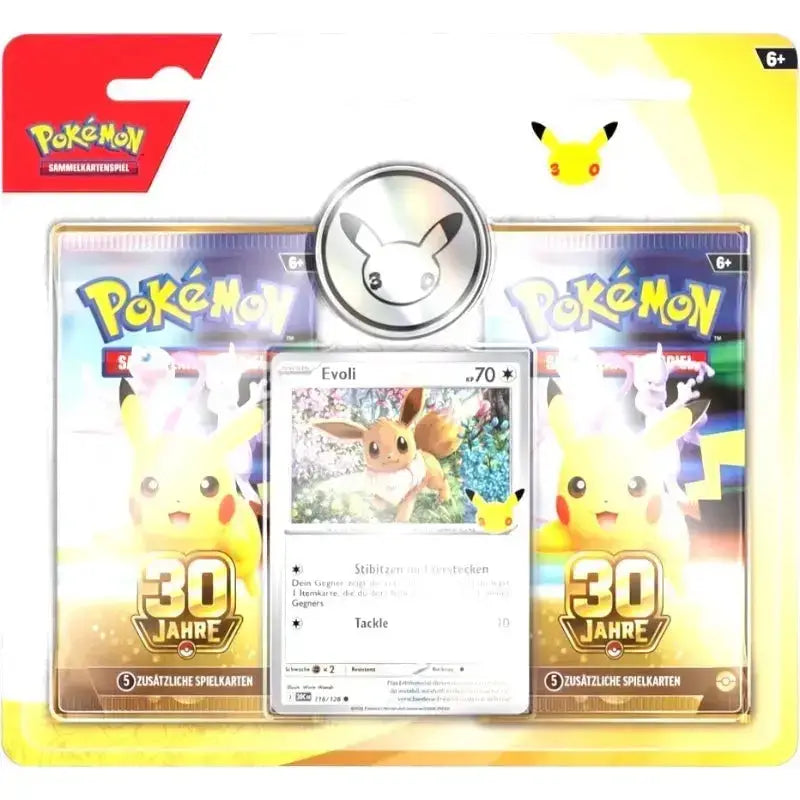 Pokémon TCG Anniversary Collection Blister Pack – 30 Jahre - 1