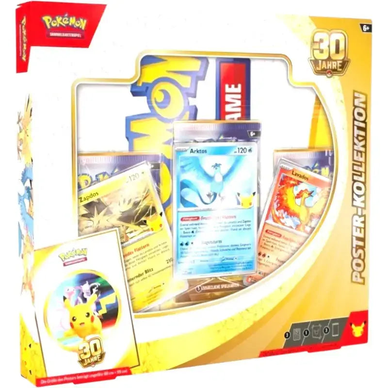 Pokémon TCG Anniversary Poster Collection Set – Legendäre Vögel - 1