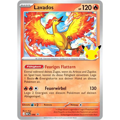 Pokémon TCG Anniversary Poster Collection Set – Legendäre Vögel - 4
