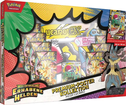 Pokémon TCG Mega-Lucario Premium-Poster-Kollektion | 10 Boosterpack - TradingToys.de 2
