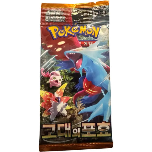 Pokémon TCG SV4K Ancient Roar Booster Pack Koreanisch – Roaring Moon ex - TradingToys.de 1