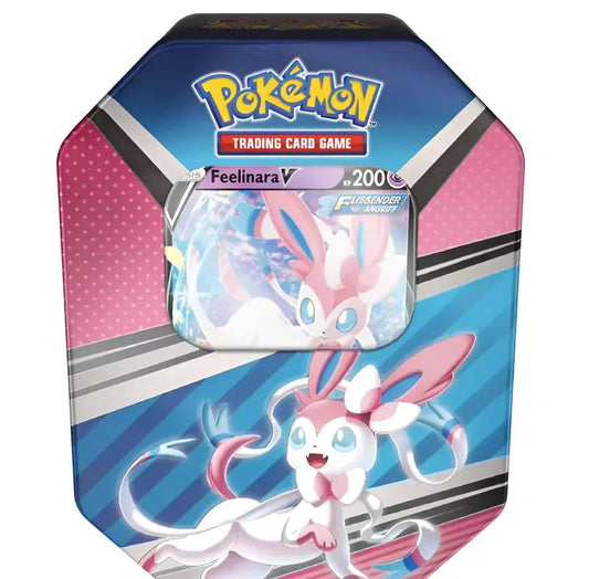 Pokémon Tin Box Feelinara V mit 4 Boosterpacks Deutsch - 1
