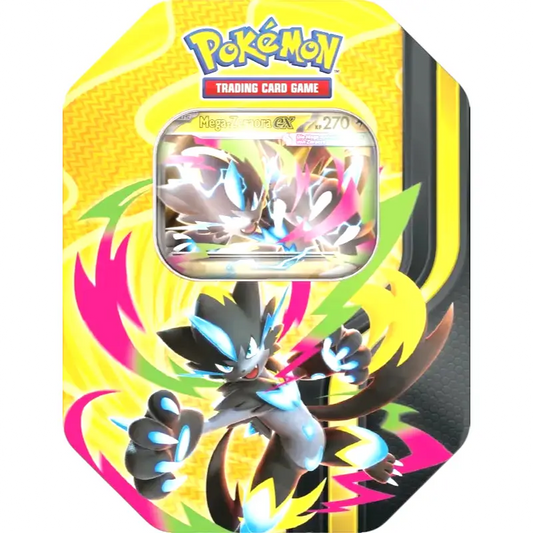Pokémon Tin-Box Mega-Zeraora-ex mit 4 Boosterpacks - 1