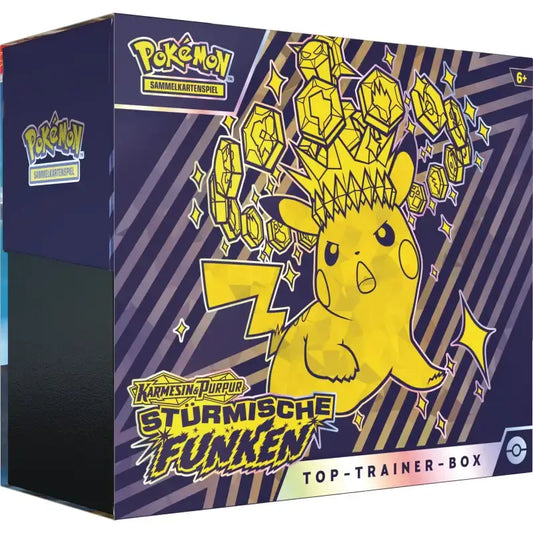 Pokémon Top-Trainer-Box Stürmische Funken kaufen – 9 Boosterpacks - 1