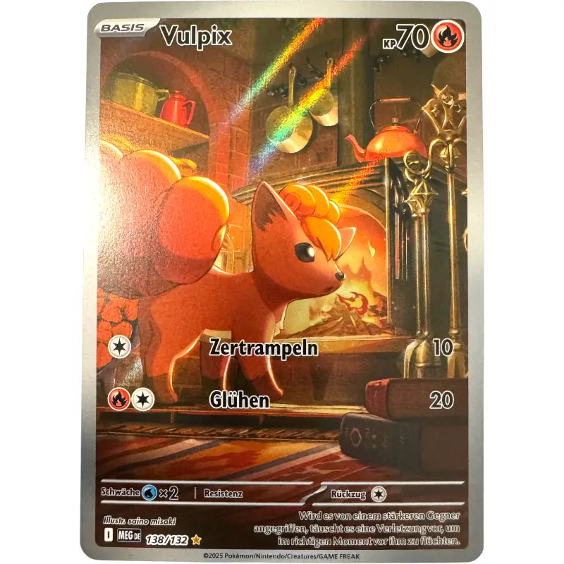 Pokemon Vulpix MEG-DE138/132 kaufen – Secret Rare Deutsch - TradingToys.de 1