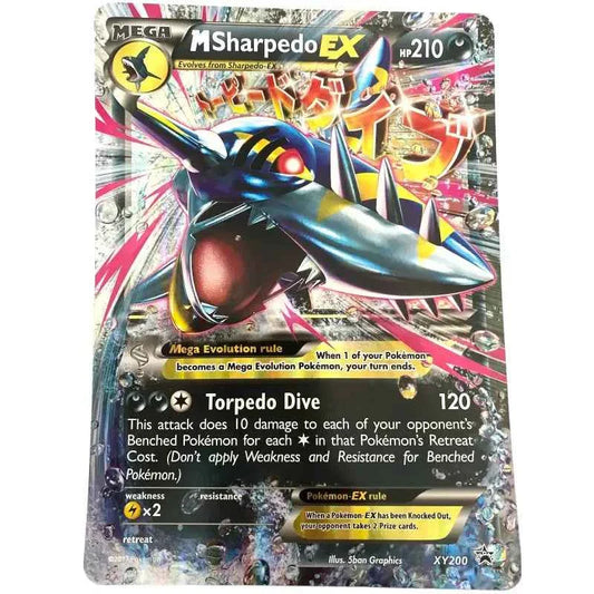 Pokemon XXL Promo Karte Mega Sharpedo Full Art - 1