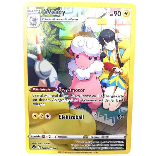Pokémonkarte Waaty Pokemon TG03/TG30 Full Art Deutsch - 1