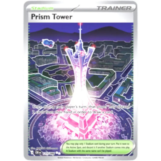 Prism Tower Pokémon Karte Englisch – Chaos Rising kaufen - 1