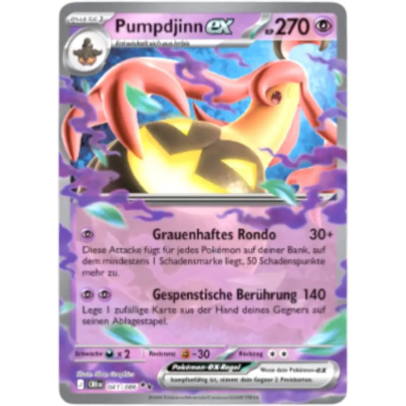 Pumpdjinn-ex CRI DE 041/086 Double Rare Pokémon Wachsendes Chaos kaufen - 1