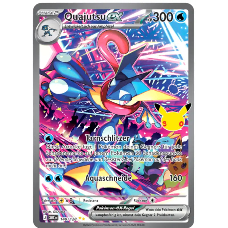 Quajutsu ex 148/128 Pokémon Sammelkartenspiel kaufen - 1
