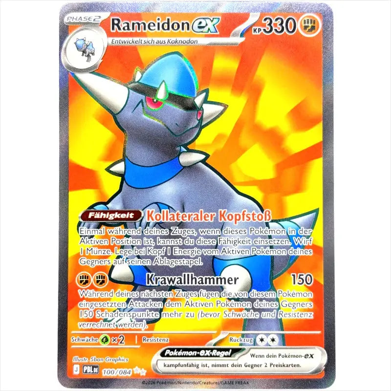 Rameidon ex PBL DE 100/084 Pokémon Dunkelnacht kaufen – SIR - 1
