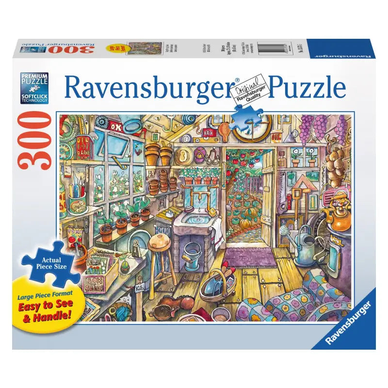 Ravensburger 13574 - Gemütlicher Geräteschuppen 300 Teile - 1